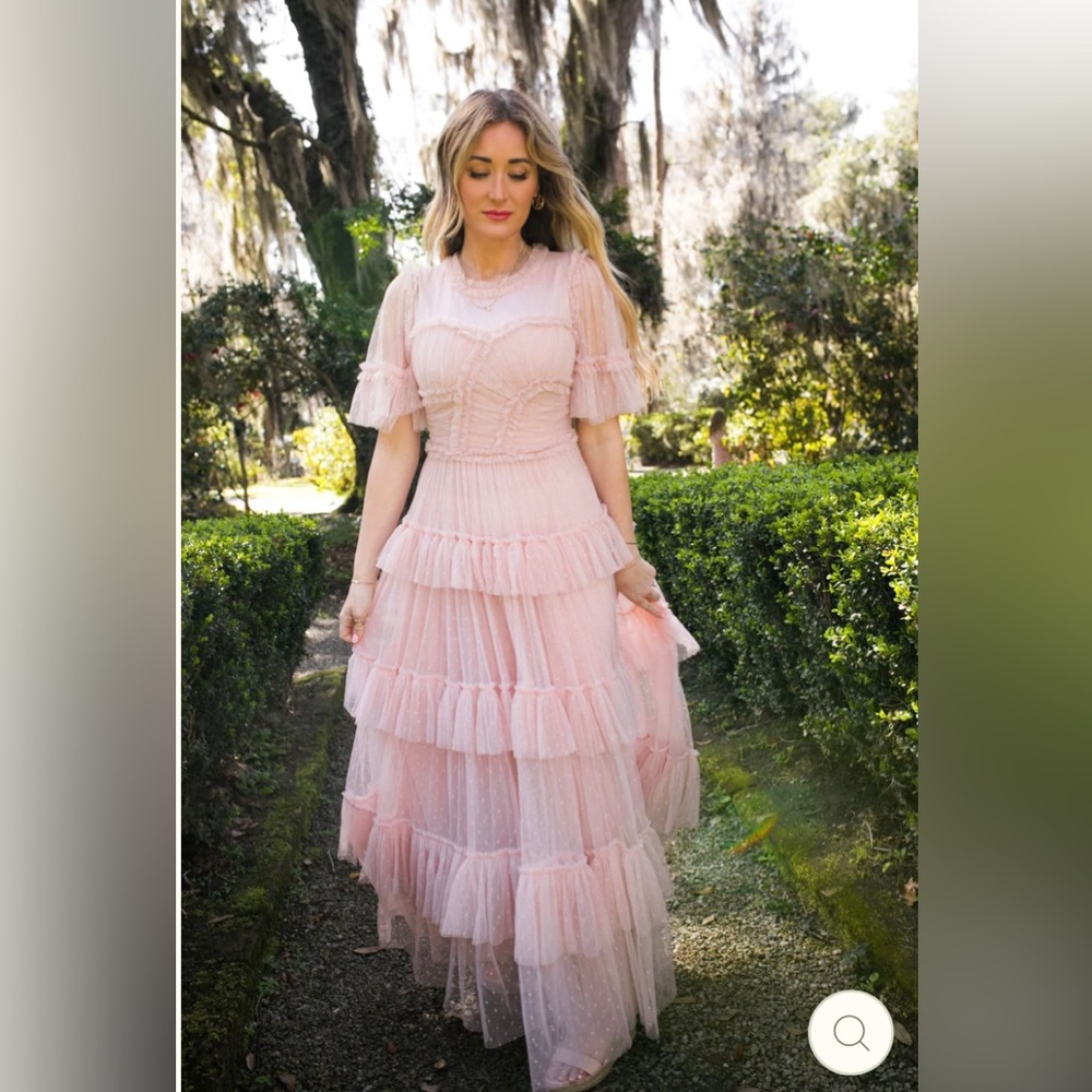 WHIMSICAL DRESS IN BLUSH